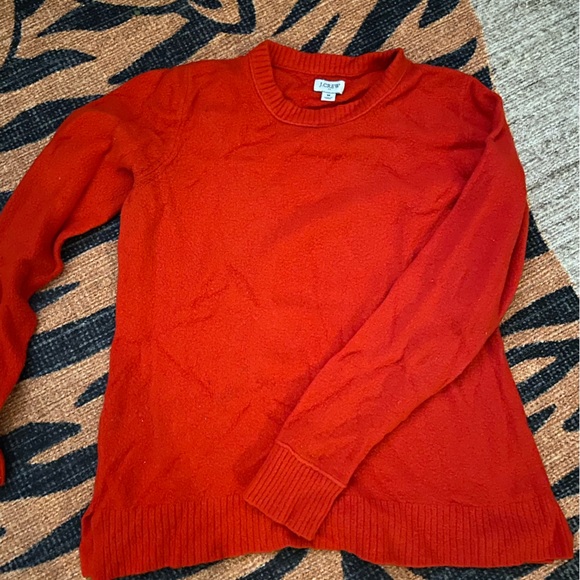 Tomato Red Fall Sweater - Picture 1 of 4